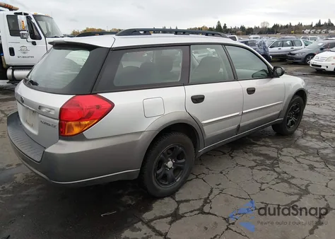 2007 Subaru Outback 2.5I Basic из США, поврежденный, VIN 4S4BP61C177302913